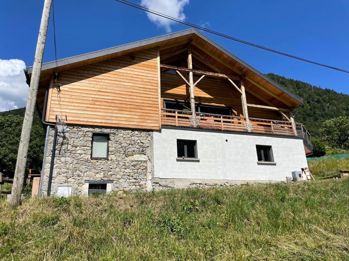 Neuf Chalet 4P Le Suet Jacuzzi Privatif Entremont Exterior foto